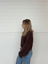 The Brecklyn Mock Neck Rib Sweater