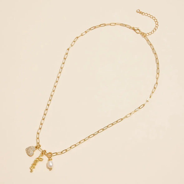 The Nova 'Love' Charm Necklace