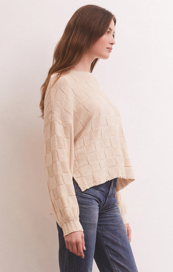 The Foster Checker Sweater