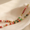 The Sunny Non-Tarnish Boho Color Beaded Necklace