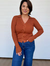 The Briar Collared Front Twist Sweater