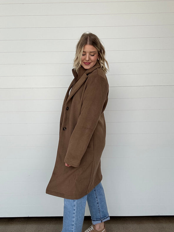 The Chloe Contrast Padded Bib Coat