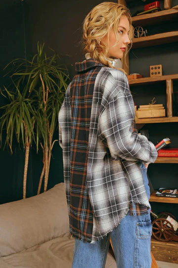 The Justine Patchwork Flannel