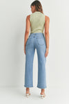 just black denim high rise wide leg jeans medium denim