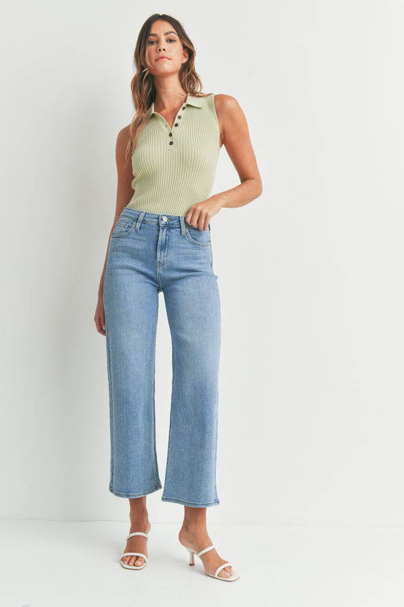 just black denim high rise wide leg jeans medium denim
