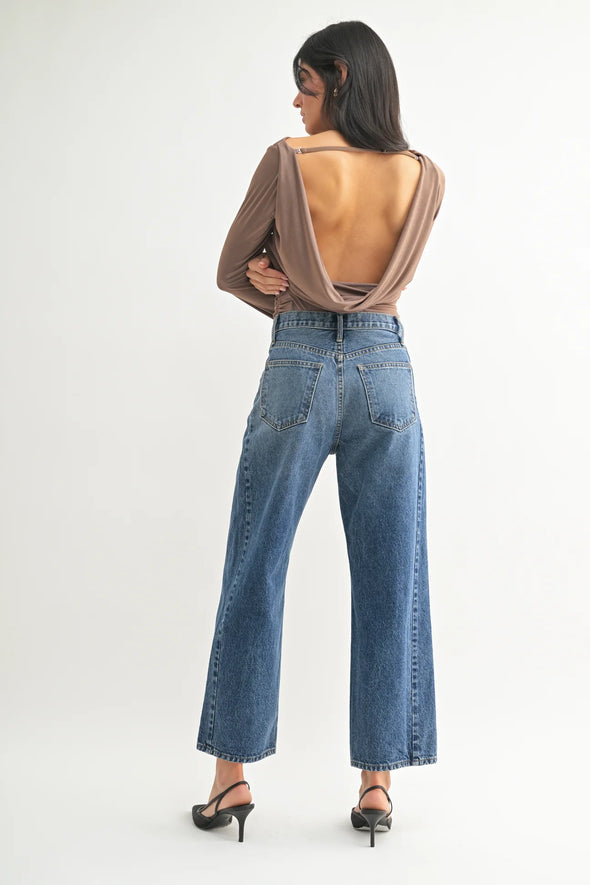 The Charlee Barrel Jean Twist