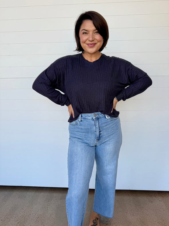 The Daydream Rib Long Sleeve Top