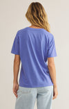 GT251477S z supply graphics good things boyfriend tee crewneck short sleeve vintage wash relaxed fit cotton jersey sky blue