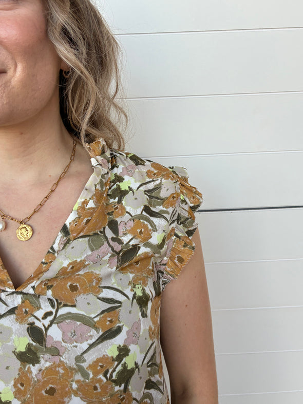 The Della Floral Blouse