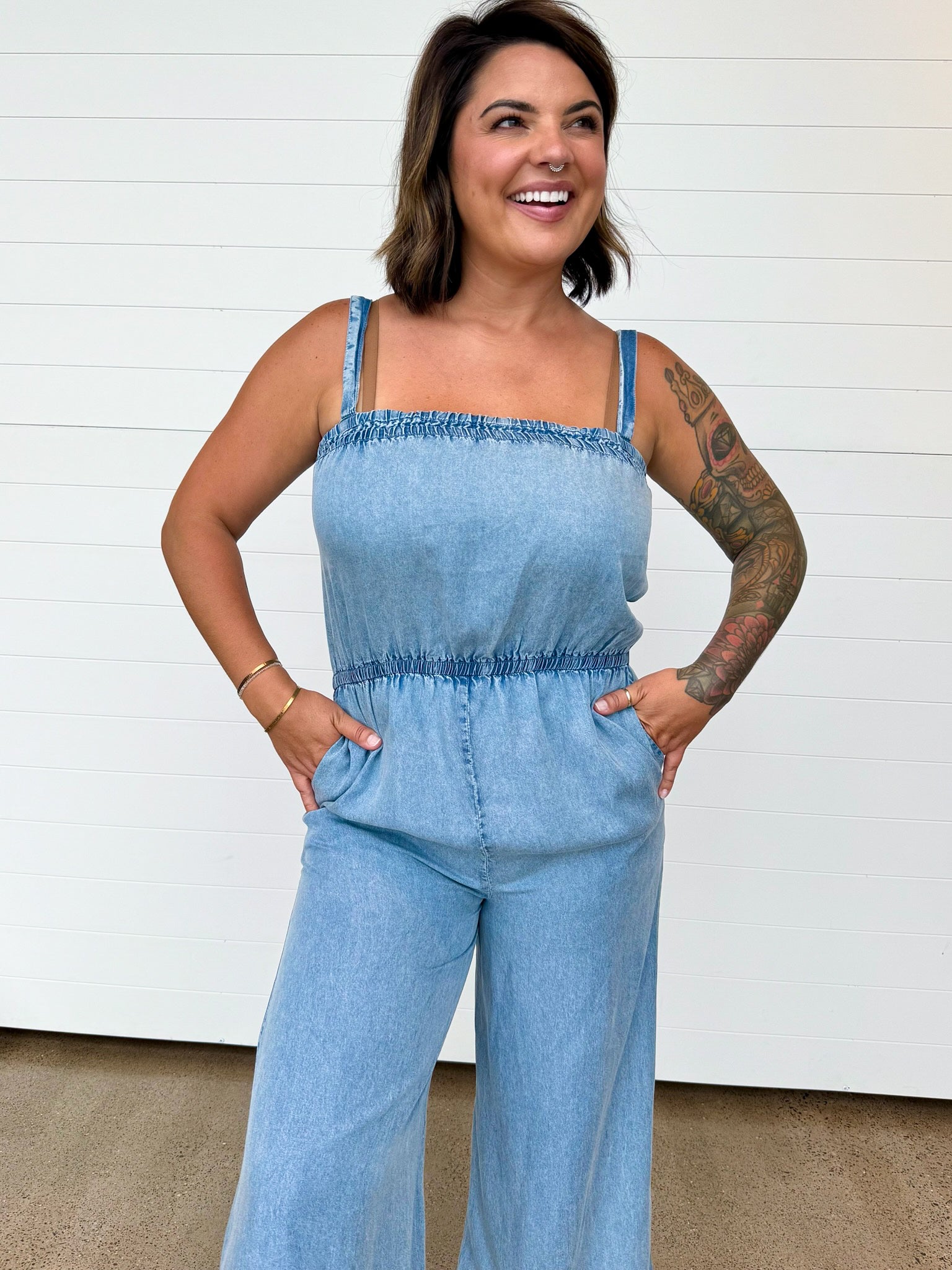 Z Supply Solara Chambray Jumpsuit One:Nine Boutique