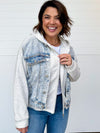 The Jackie Denim + Hoodies Twofer Jacket