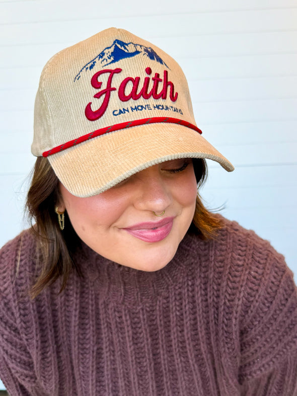 The 'Faith Can Move Mountains' Trucker Hat