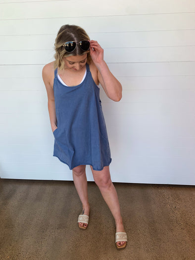 The Jenna Knit Dress with Built-In Romper
