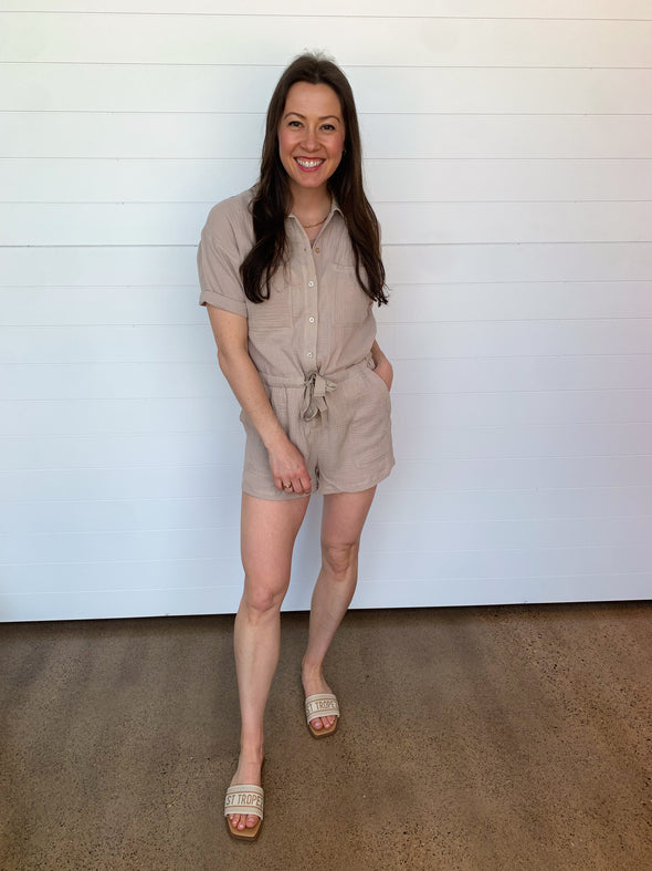 The Lookout Gauze Romper