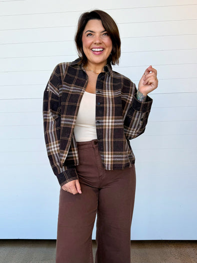 The Alexandra Plaid Shacket