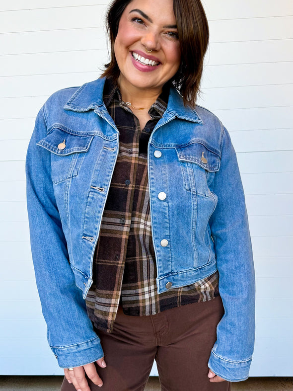 The Laura Classic Fit Denim Jacket