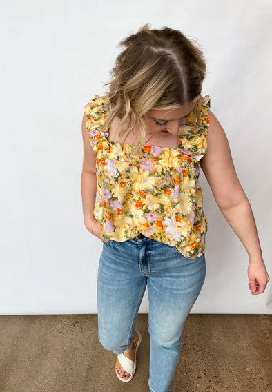 The Lillian Floral Tank