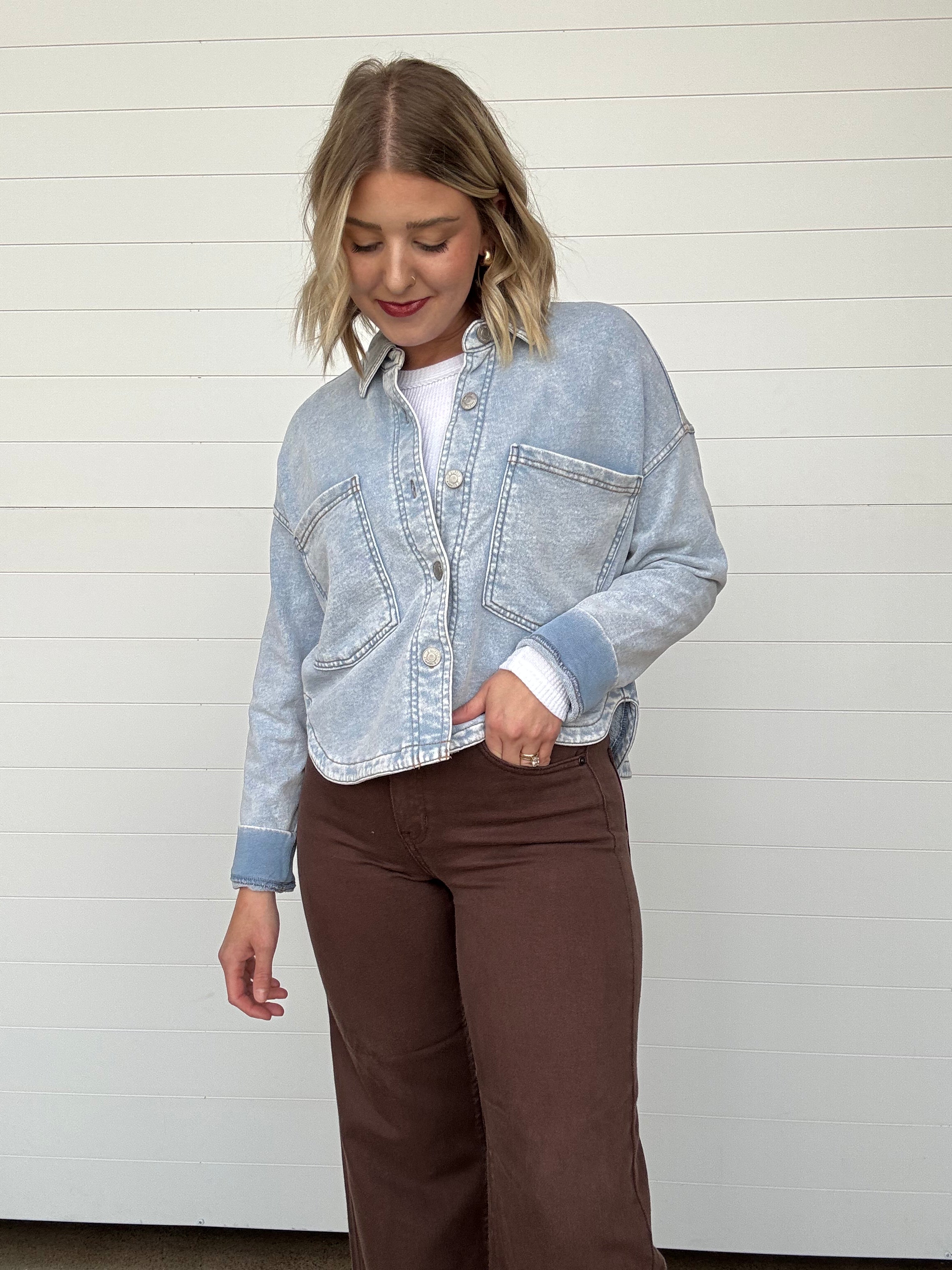 Z Supply All Day Cropped Knit Jacket | One:Nine Boutique