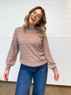 The Erica Textured Stripe Sweater