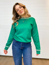 The Vera Contrast Stitch Sweatshirt