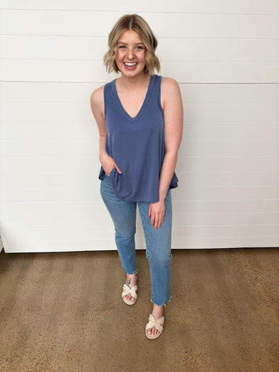 The Nellie Basic Swing Tank Top