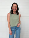 The Sloane Jersey Muscle Tank