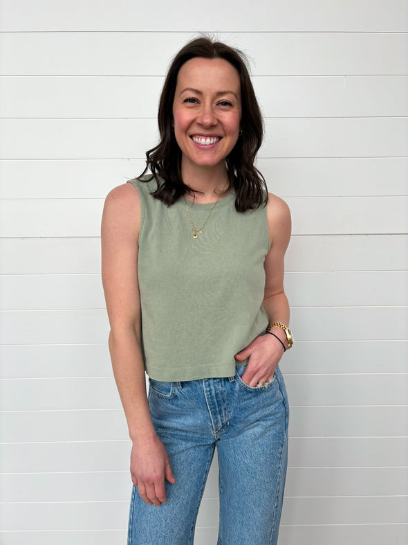 The Sloane Jersey Muscle Tank