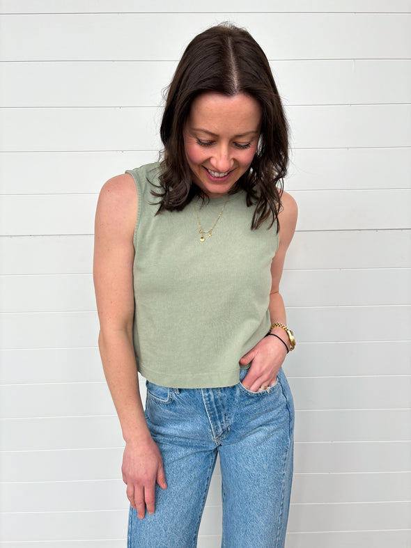 The Sloane Jersey Muscle Tank