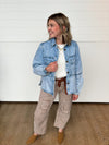 The Vera Balloon Sleeve Denim Jacket