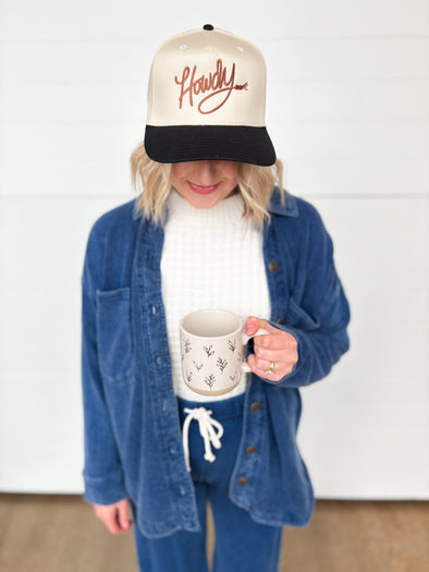 The Howdy Embroidered Trucker Hat