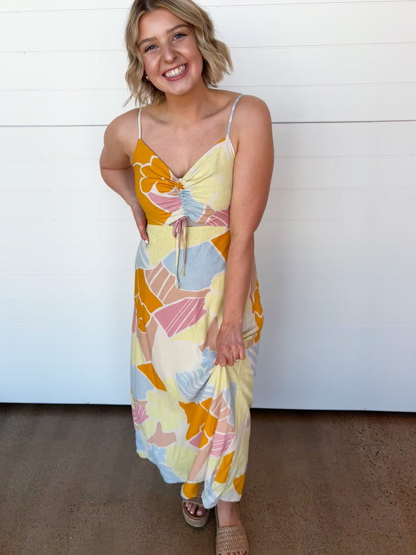 The Aura Riviera Midi Dress