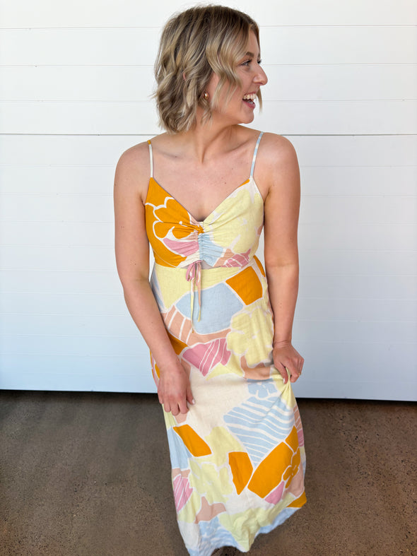 The Aura Riviera Midi Dress