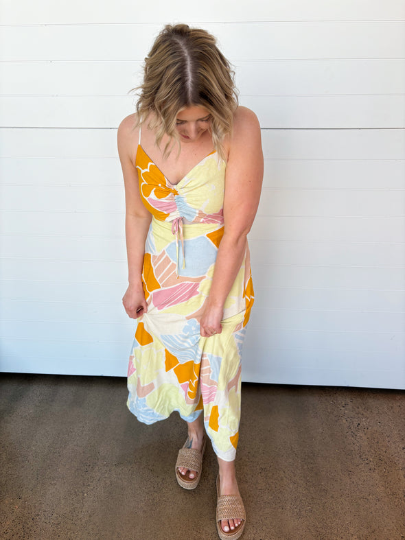 The Aura Riviera Midi Dress