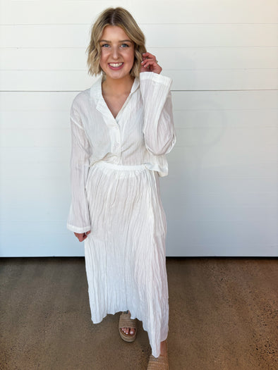 The Kalani Flowy Midi Skirt