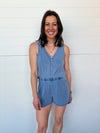 The Solace Jersey Denim Top