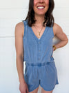 The Solace Jersey Denim Top