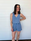 The Solace Jersey Denim Top