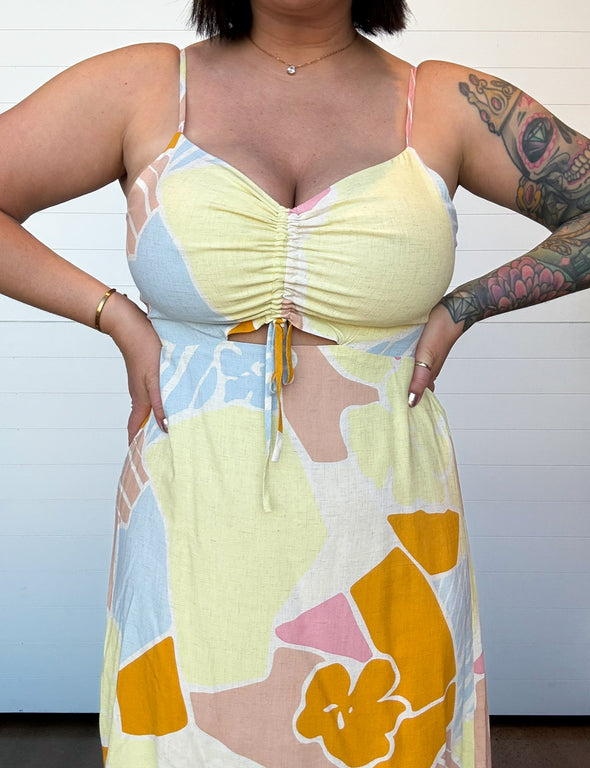 The Aura Riviera Midi Dress