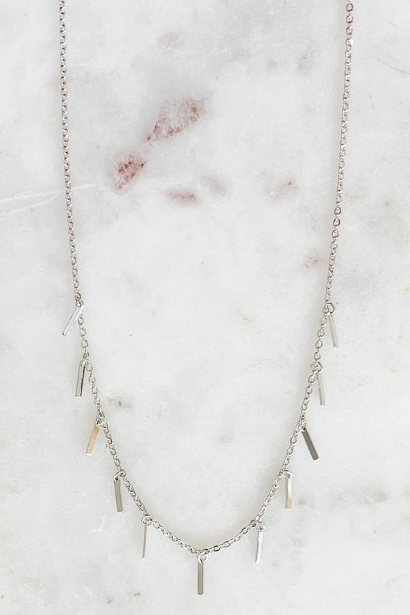The Chandelle Dainty Bar Necklace