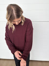 The Jackie Rolled Edge Sweater