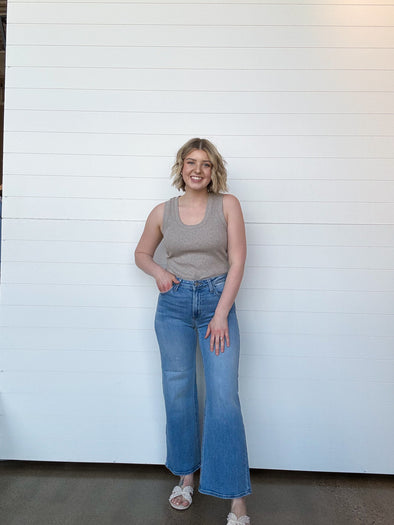 The Elena High Rise Wide Leg Jeans