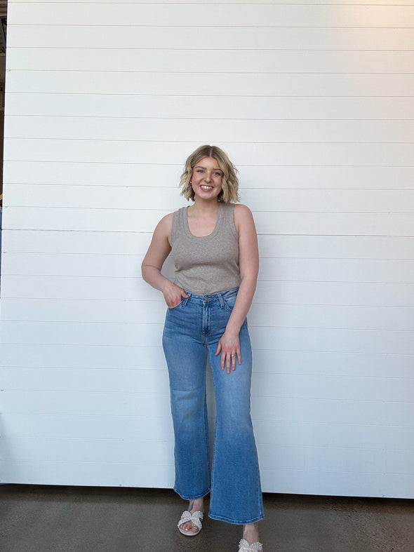 The Elena High Rise Wide Leg Jeans