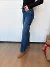 The Sienna High Rise Straight Leg Jeans - Wise Wash
