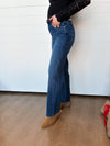 The Sienna High Rise Straight Leg Jeans - Wise Wash