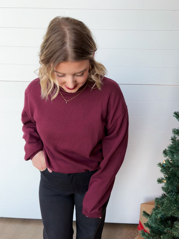 The Classic Crewneck Boyfriend Sweatshirt