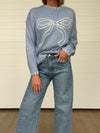 The Quinnley Embroidered Bow Sweater