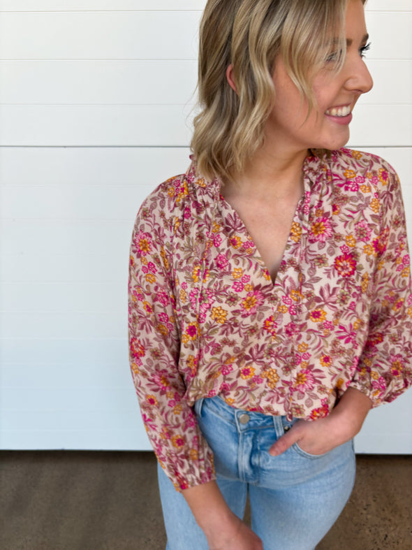 The Carine Lima Floral Top