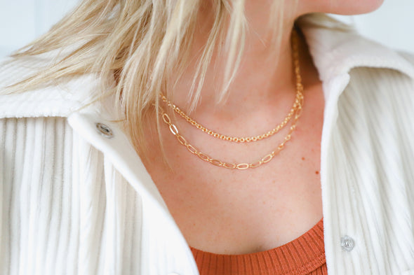 The Greta Layered Chain Necklace