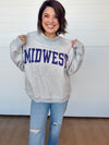 The Midwest Mock Neck Reversible Sweatshirt
