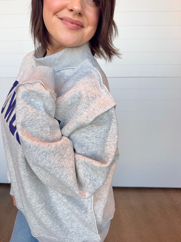 The Midwest Mock Neck Reversible Sweatshirt